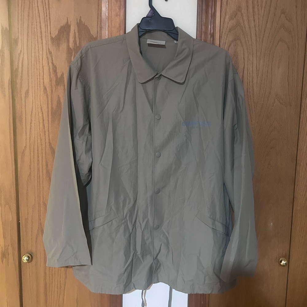 Essentials Tan Windbreaker Jacket - image 1
